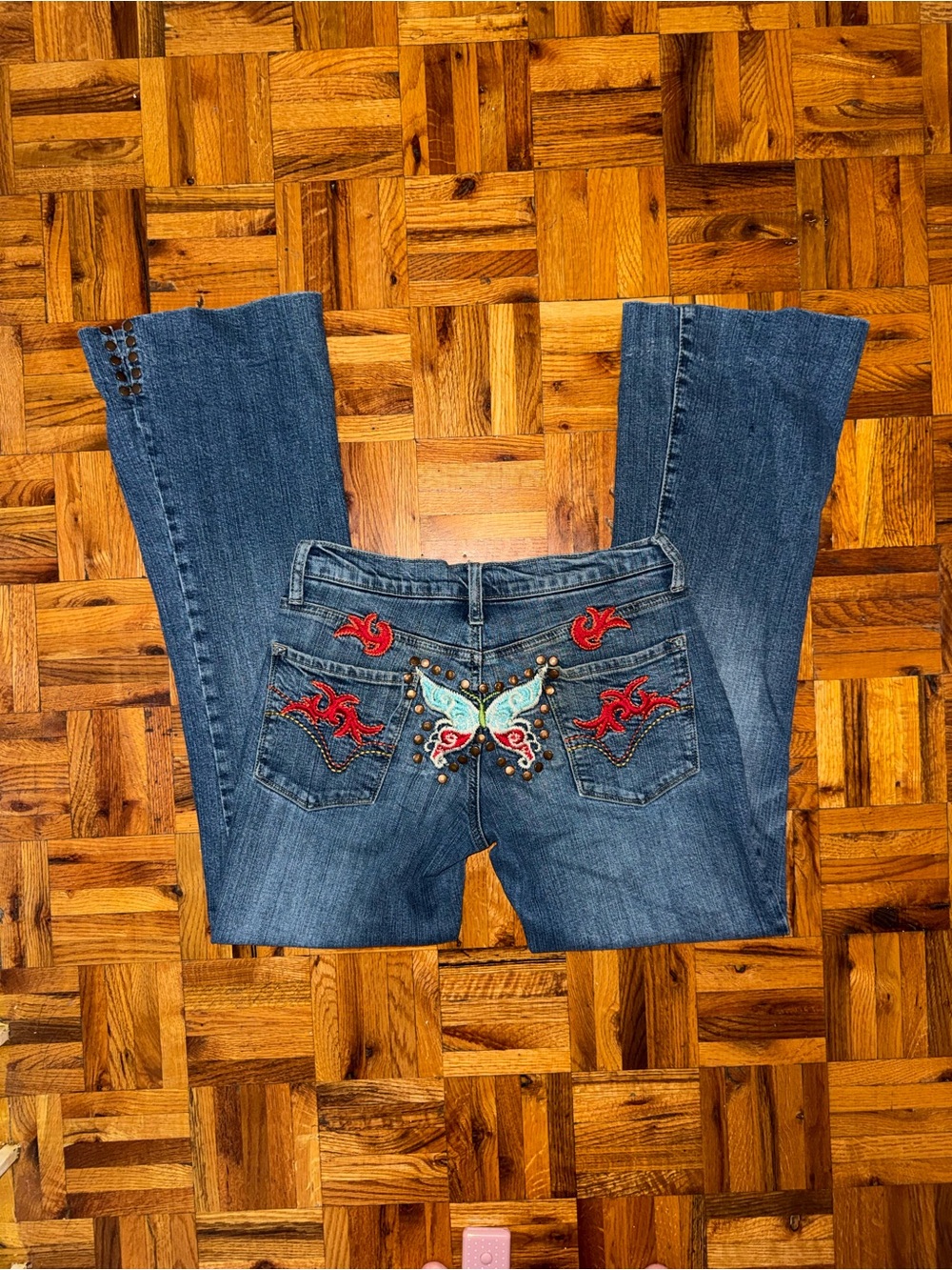 Vanilla Butterfly Flare Jean